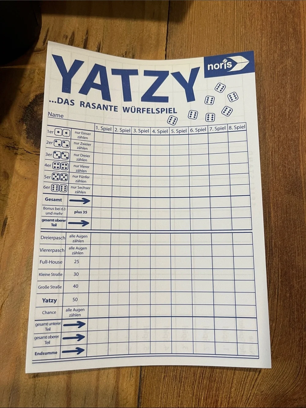 <German Language> Yatzy! Complete in Box with game pad